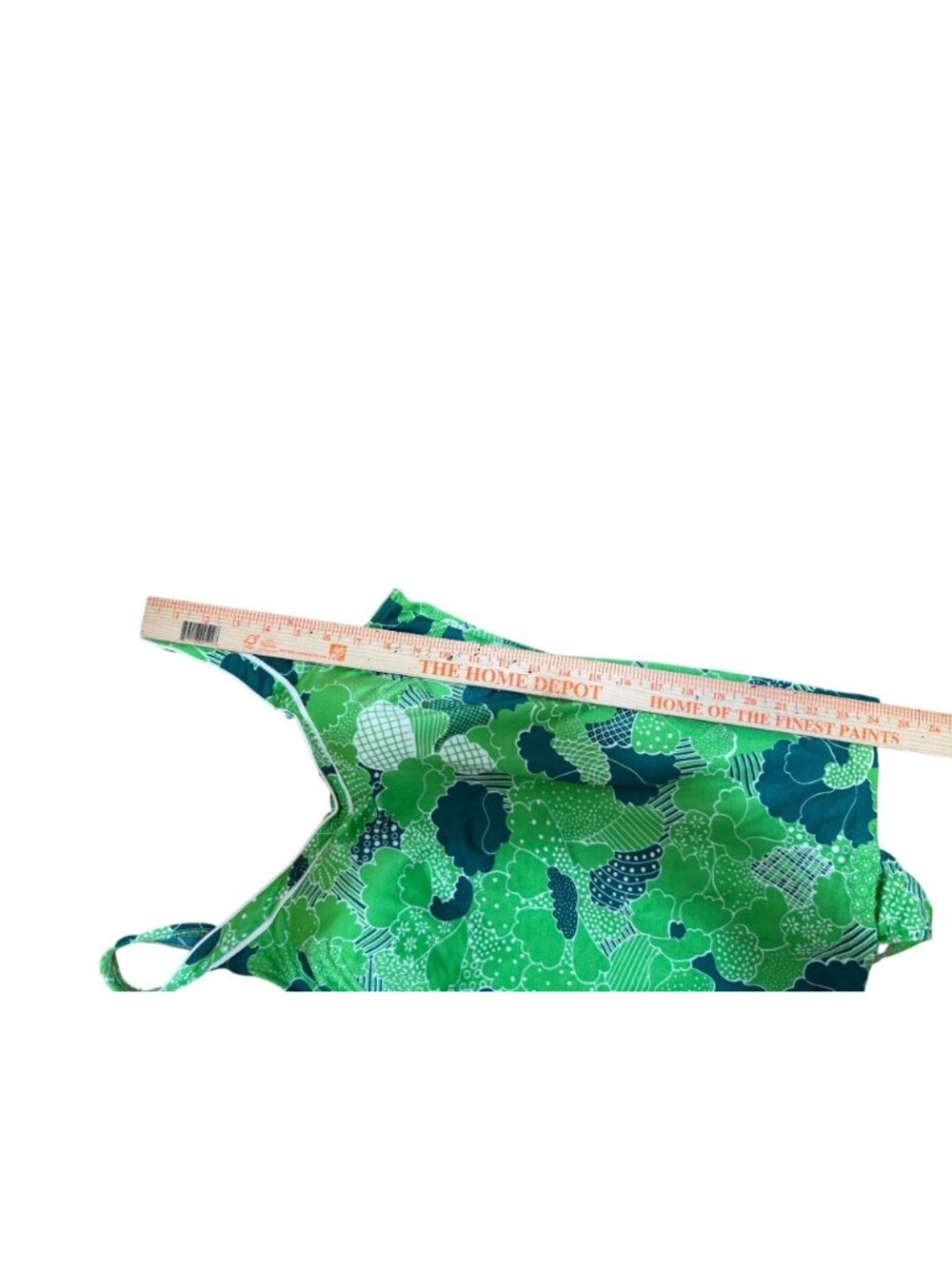 Elisabeth Stewart Green & White Floral One-Piece Swimsuit Size 16 VINTAGE USA - Picture 7 of 7